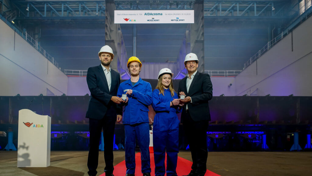 Tim Meyer, Kenny Schaft, Charleen Hoffmann et Felix Eichhorn