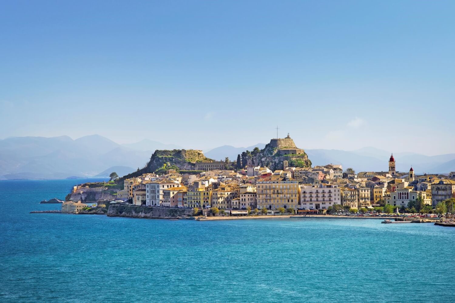 Corfou, en Grèce
