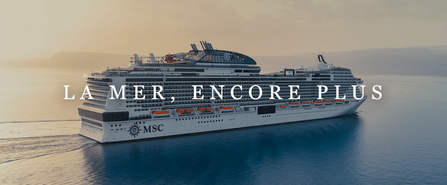 "La mer, encore plus" - Nouvelle campagne MSC