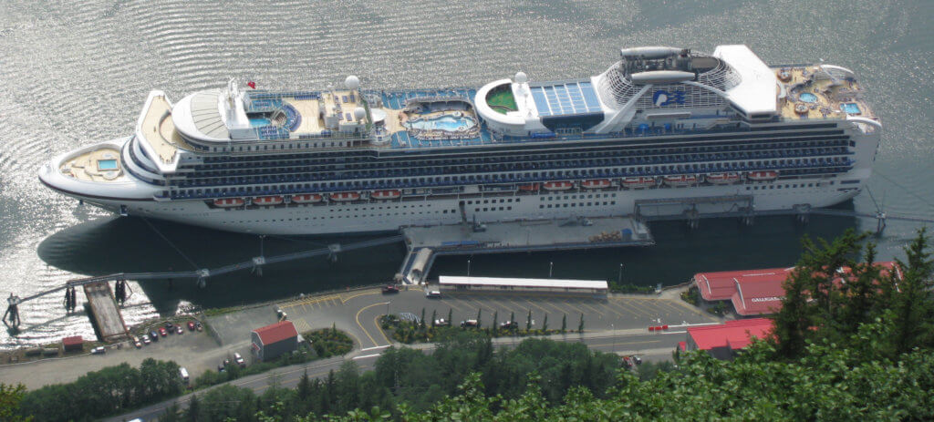 Le Diamond Princess, navire de croisière au cœur de l'épidémie de Covid-19