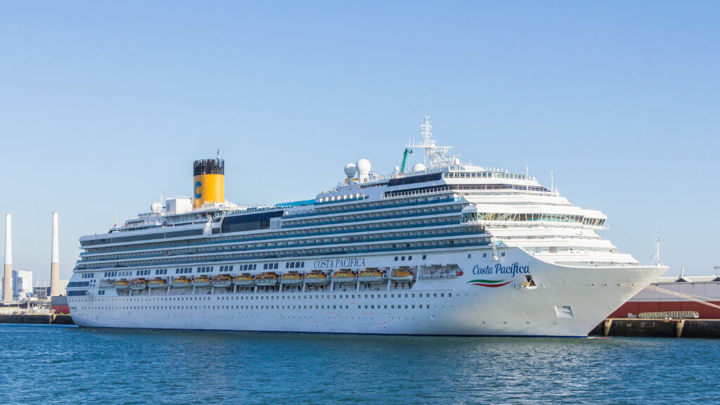 Le Costa Pacifica au Havre