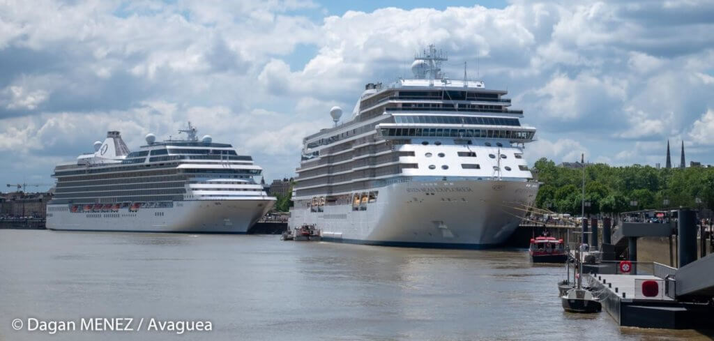 Le Marina et le Seven Seas Explorer à Bordeaux