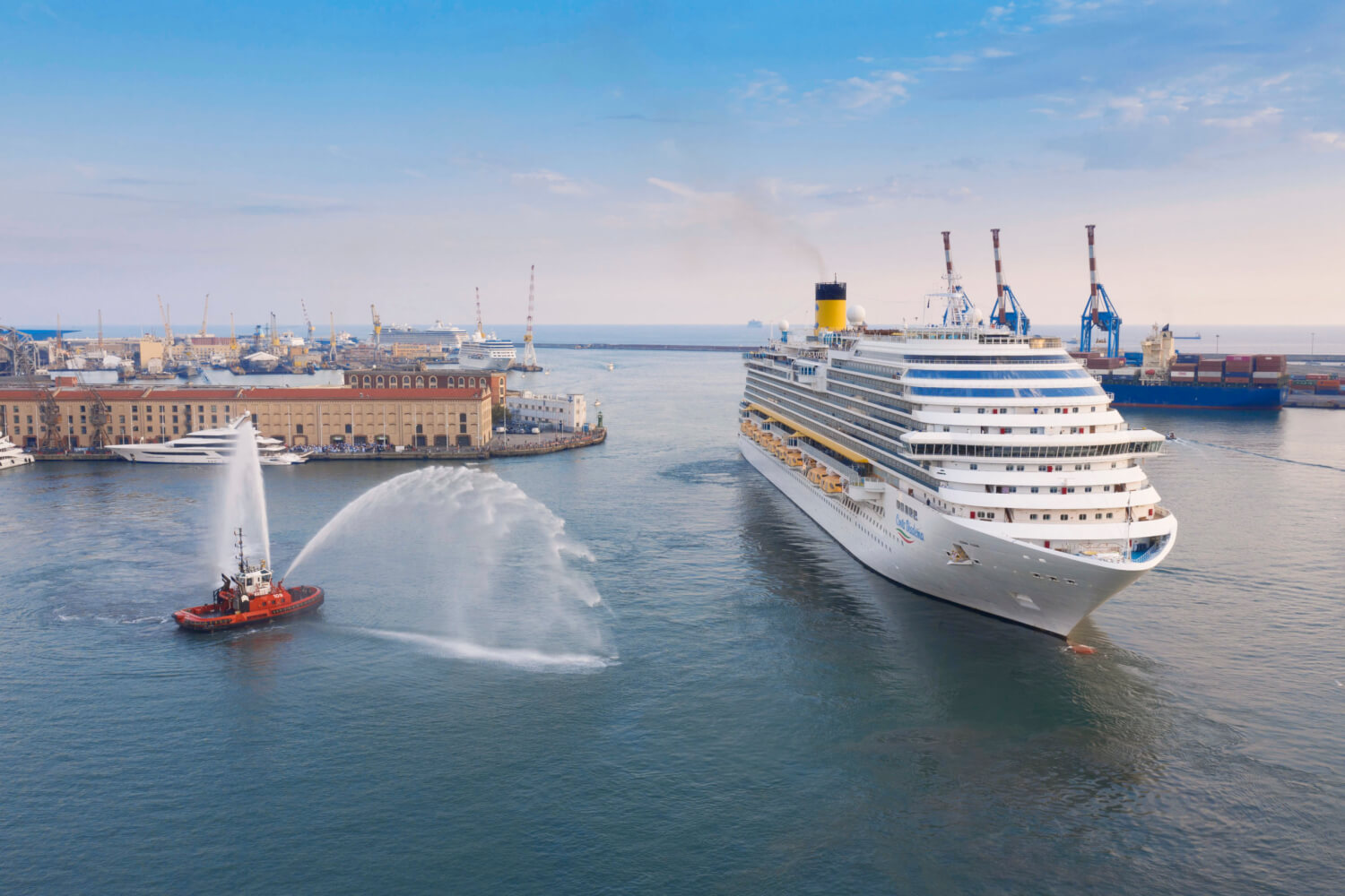 Le Costa Diadema à Gênes, le 19 septembre 2020