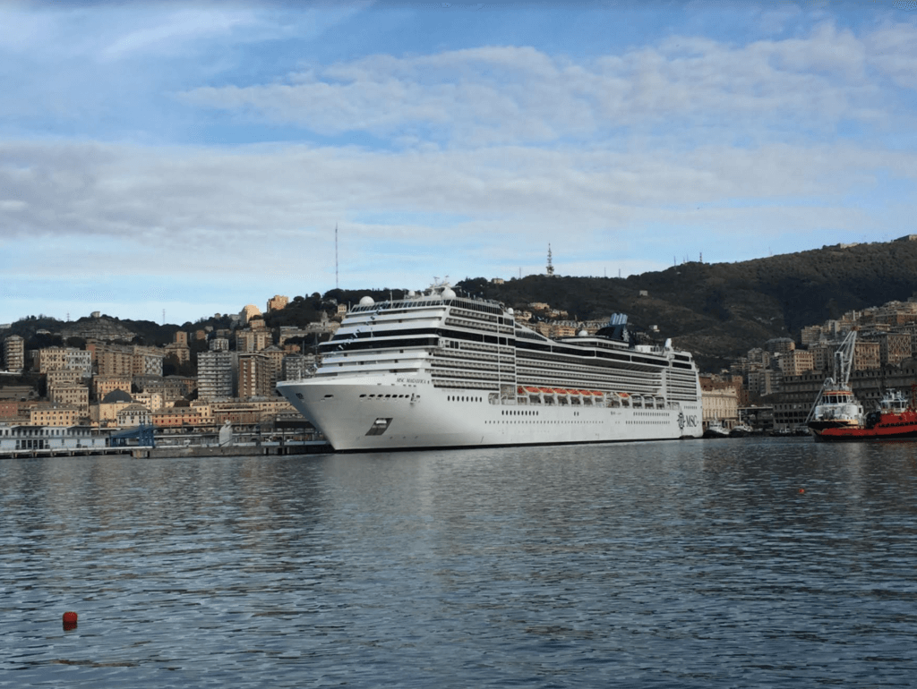 Le MSC Magnifica à Gênes