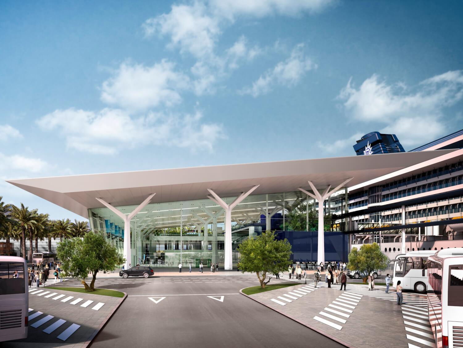 Le terminal MSC à Barcelone