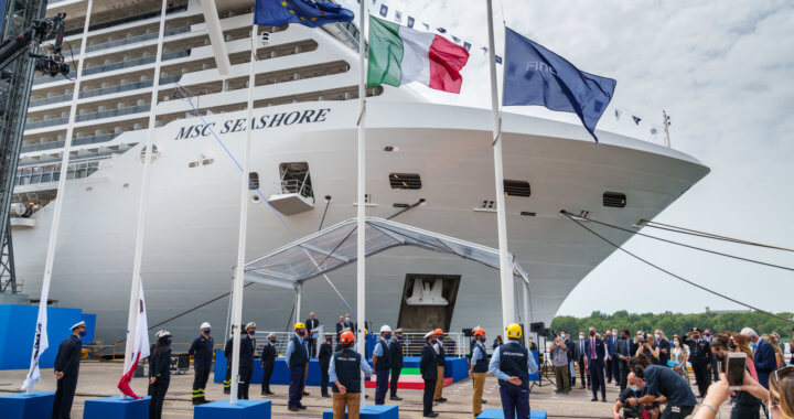 MSC prend possession du MSC Seashore