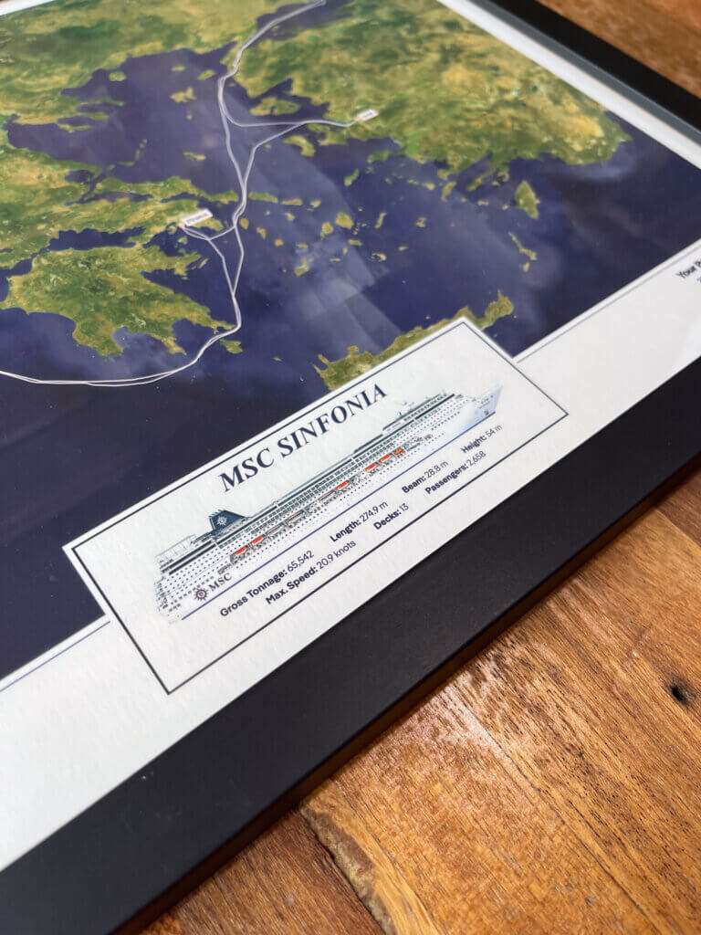 Carte personnalisée MSC